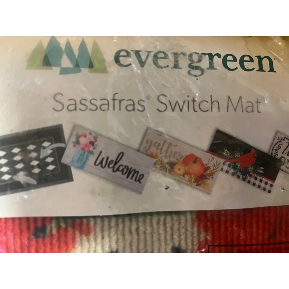 indoor outdoor switchmat inserts by evergreen pack of 6 sassafrass mats